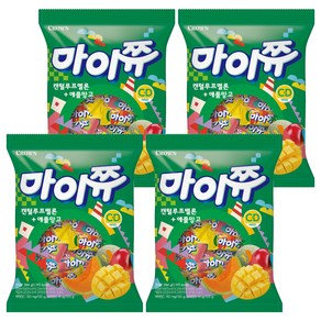 마이쮸 필로우 캔털루프멜론 + 애플망고 캔디, 284g, 4개