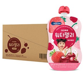 베베쿡 아이쭉쭉 워터젤리 체리베리, 100g, 10개