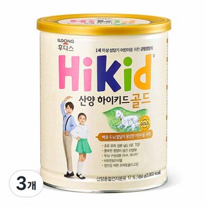 하이키드 산양 골드 분유, 650g, 3개