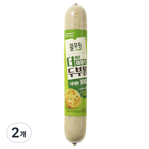 풀무원 더커진 야채쏙 두부봉 어육소시지, 300g, 2개