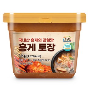 고은뜰 홍게 토장, 1kg, 1개