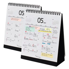 아이씨엘 Desk Calenda black 2025, 혼합색상, 2개