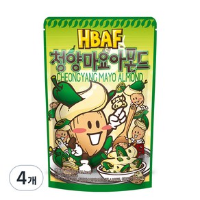 바프 청양마요 아몬드, 190g, 4개