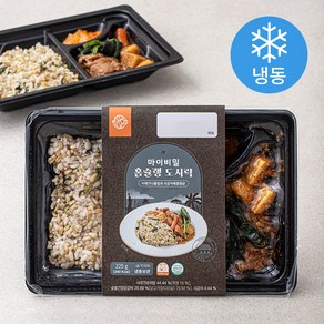 마이비밀 홈슐랭도시락 시래기나물밥과 시금치매콤찜닭, 1팩, 225g