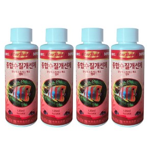 국제프리츠 원터치 쉐이드 종합수질개선제, 120ml, 4개