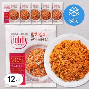 대상 라이틀리 참치 김치 곤약 볶음밥 (냉동), 12개, 200g