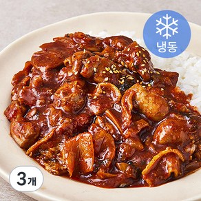 한끼덮밥 깻잎닭갈비 (냉동)