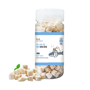 로라펫 소동물 명태 큐브 트릿, 30g, 1개