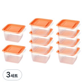 씨밀렉스 쿡밥 750ml 전자레인지 냉동밥용기 랜덤 발송 10개, 3세트, 단품