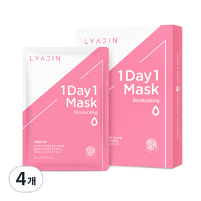 리아진 원데이원 모이스처라이징 마스크팩 23ml, 6개입, 4개