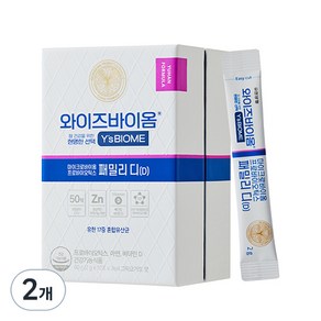 와이즈바이옴 유한양행 패밀리D 유산균 30p, 2개, 60g