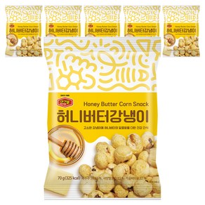 머거본 허니버터강냉이, 6개, 70g