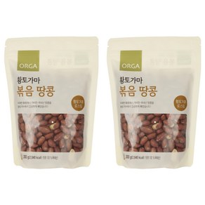 올가홀푸드 황토가마 볶음 땅콩, 300g, 2개