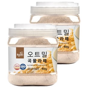 토종마을 오트밀 곡물라떼분말, 800g, 1개입, 2개