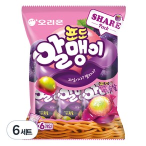 오리온 마이구미 포도알맹이, 36g, 6세트