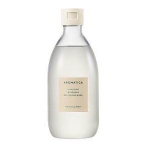 [비건뷰티] 아로마티카 바이탈라이징 올인원 워시 로즈마리, 300ml, 1개