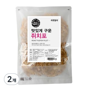 마켓밀러 맛있게 구운 쥐치포, 500g, 2개