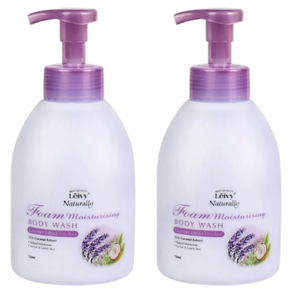 Leivy 레이비 라벤더 폼 바디워시, 750ml, 2개