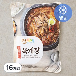 딜리조이 육개장 (냉동), 600g, 16개입