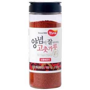 햇님마을 양념이 잘 어우러지는 국산 고춧가루 보통매운맛, 110g, 1개