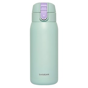 락앤락 스쿨핏 코튼캔디 원터치 텀블러, 민트, 370ml, 1개