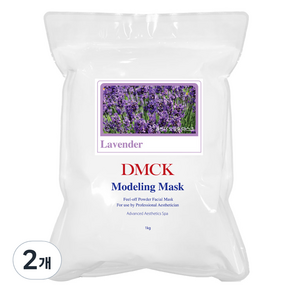 DMCK 라벤더 아로마 모델링 파우더 마스크 1kg, 2개, 1개입