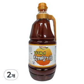 해찬나래 다대내 참깨향기름, 1.8L, 2개