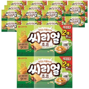 롯데웰푸드 맛있는 곡물로 만든 씨리얼 초코, 28g, 24개