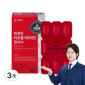 하루틴 리포좀 비타민C 알파α 33g, 30정, 3개