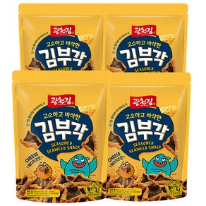 광천김 고소하고 바삭한 김부각 체다치즈맛