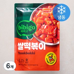 비비고 쌀떡볶이 (냉동), 575g, 6개