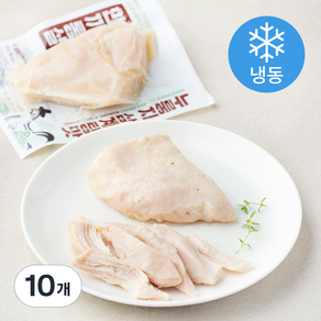 한끼통살 통살 소스 닭가슴살 누룽지 삼계탕맛 (냉동), 100g, 10개