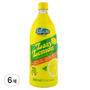 레이지레몬 주스, 1L, 6개