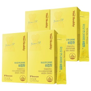 위시헬씨 유산균 앤 다이어트 비컴핏, 14회분, 42g, 4개
