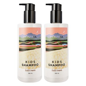 [몽프라]키즈 샴푸(500ml)-플러피파우더, 2개, 500ml