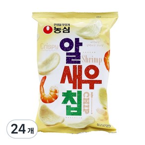 농심 알 새 우칩, 68g, 24개