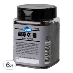 ADDCOOK 흑후추 홀, 150g, 6개