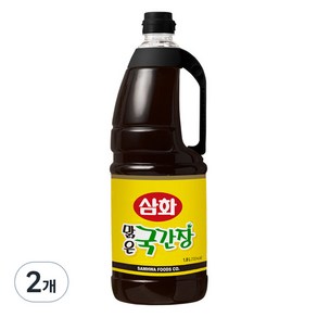 삼화 맑은 국간장, 1.8L, 2개