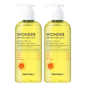 토니모리 원더 레몬 비타 씨 맑은 결 토너, 300ml, 2개
