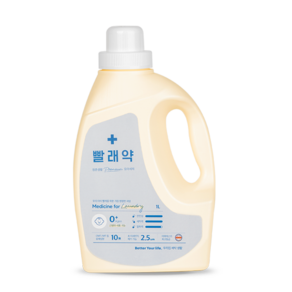 청춘생활 빨래약 유아세제 1L, 1세트, 1000ml