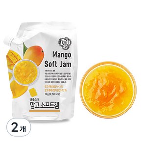 딜라잇가든 망고 소프트 잼, 1kg, 2개