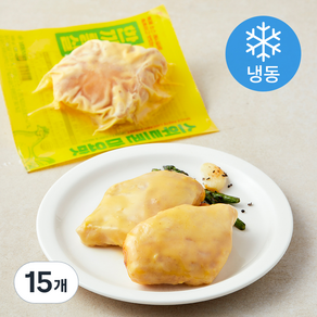 한끼통살 소스 닭가슴살 스위트콘 마요맛 (냉동), 100g, 15개