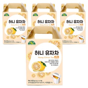 오가닉스토리 허니 유자차, 30g, 15개입, 4개