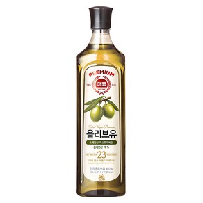 해표 압착 올리브유, 900ml, 1개