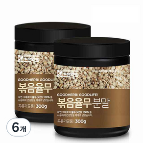 조은약초 볶음 율무 분말, 300g, 6개