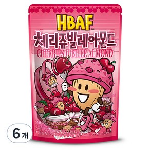 바프 체리쥬빌레 아몬드, 120g, 6개