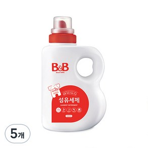 비앤비 섬유세제, 1500ml, 5개