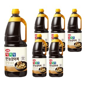 삼화 척척척 만능장아찌 간장소스, 2kg, 6개