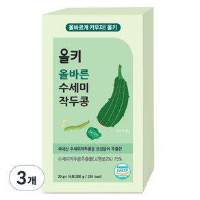 아주약품 올키 올바른 수세미작두콩 15p, 300g, 3개