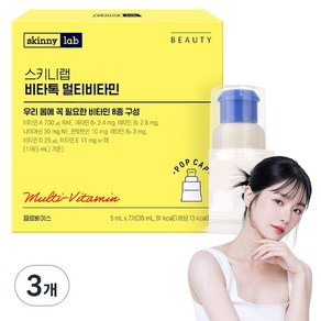 스키니랩 비타톡 액상 멀티비타민 7p, 35ml, 3개